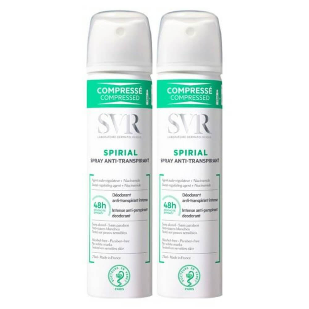 SVR Spirial Duo Desodorizante Spray 2x 75 ml