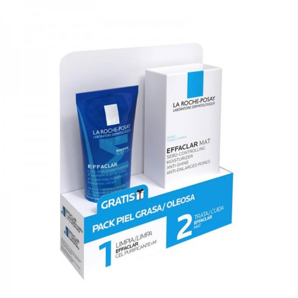 La Roche-Posay Effaclar Mat+ 40 ml + Effaclar Gel Moussant 50 ml